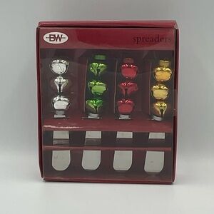 BW Holiday Jingle Bells Spreader Set with Festive Colors